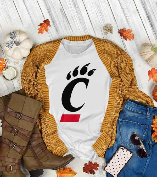 Cincinnati Bearcats C Paw T-Shirt