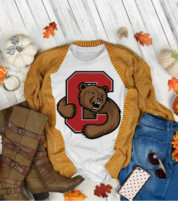 Cornell Big Red Bear Logo C T-Shirt