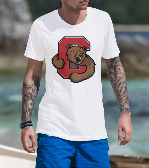 Cornell Big Red Bear Logo C T-Shirt