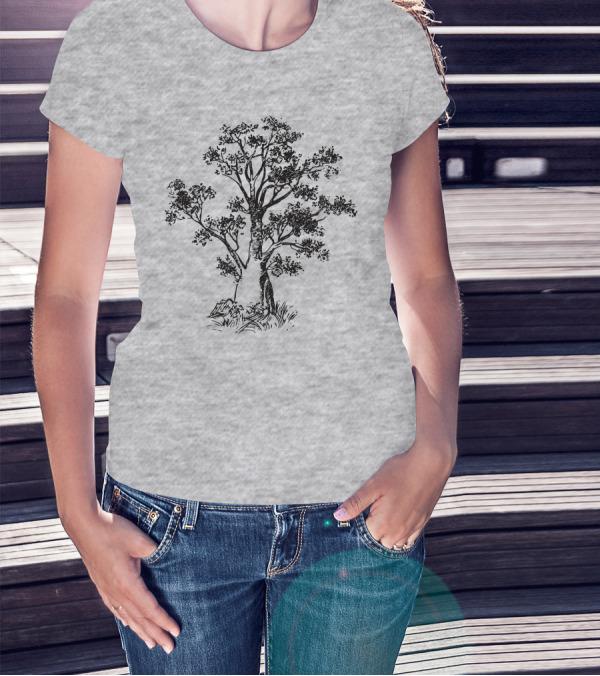Baobab Tree Sketch T-Shirt
