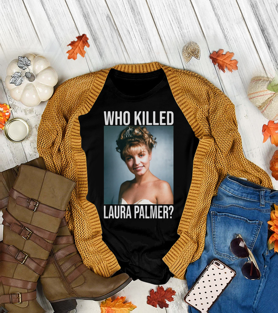 Who Killed Laura Palmer? Twin Peaks Mystery Image T-Shirt
