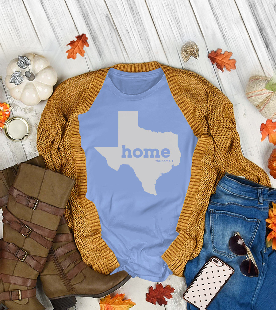 Home Shark Tank Texas State Silhouette the Home T T-Shirt