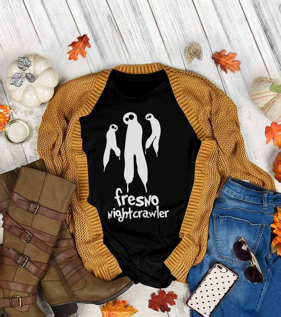 Fresno Nightcrawler Cryptid Silhouette Trio T-Shirt