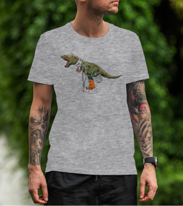 How Ridiculous Merch Injured Rexy Navy T-Shirt