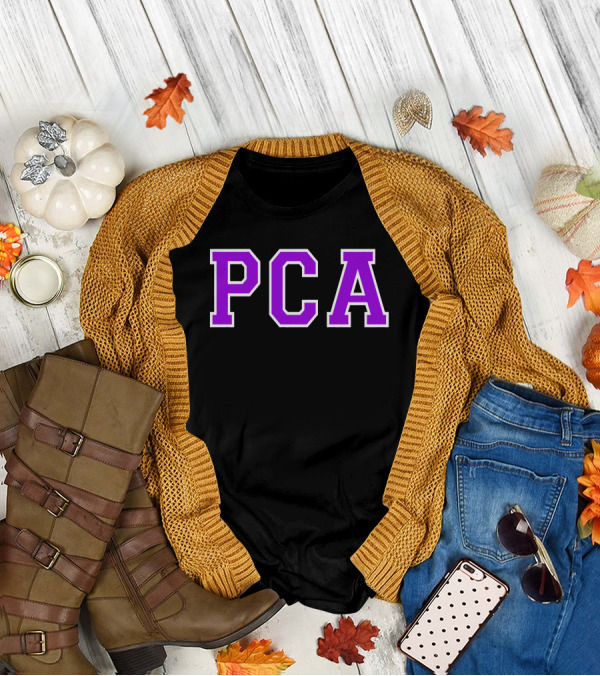 PCA Purple Varsity Letters T-Shirt