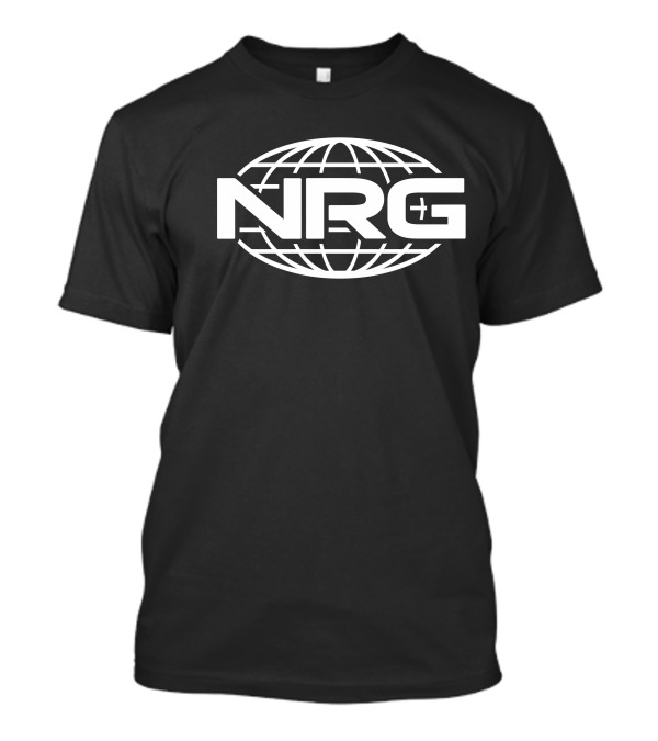 NRG Global Energy Logo Design With Grid Sphere T-Shirt