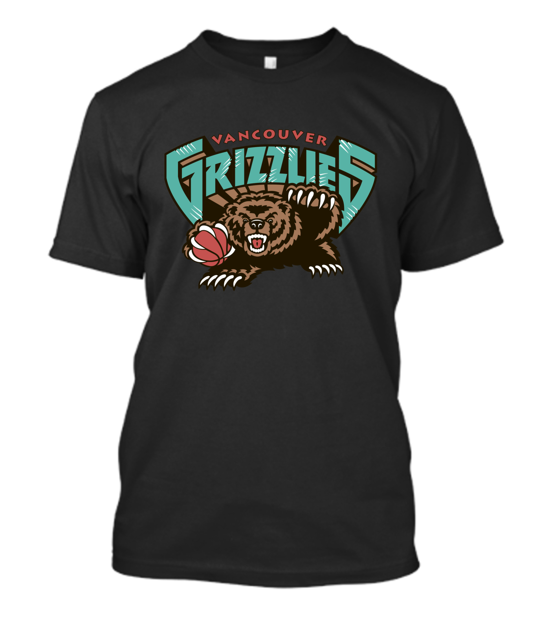 Vancouver Grizzlies Basketball Bear T-Shirt