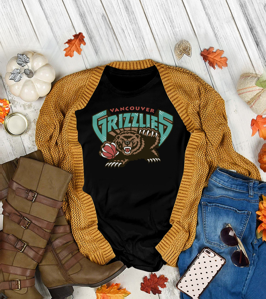 Vancouver Grizzlies Basketball Bear T-Shirt