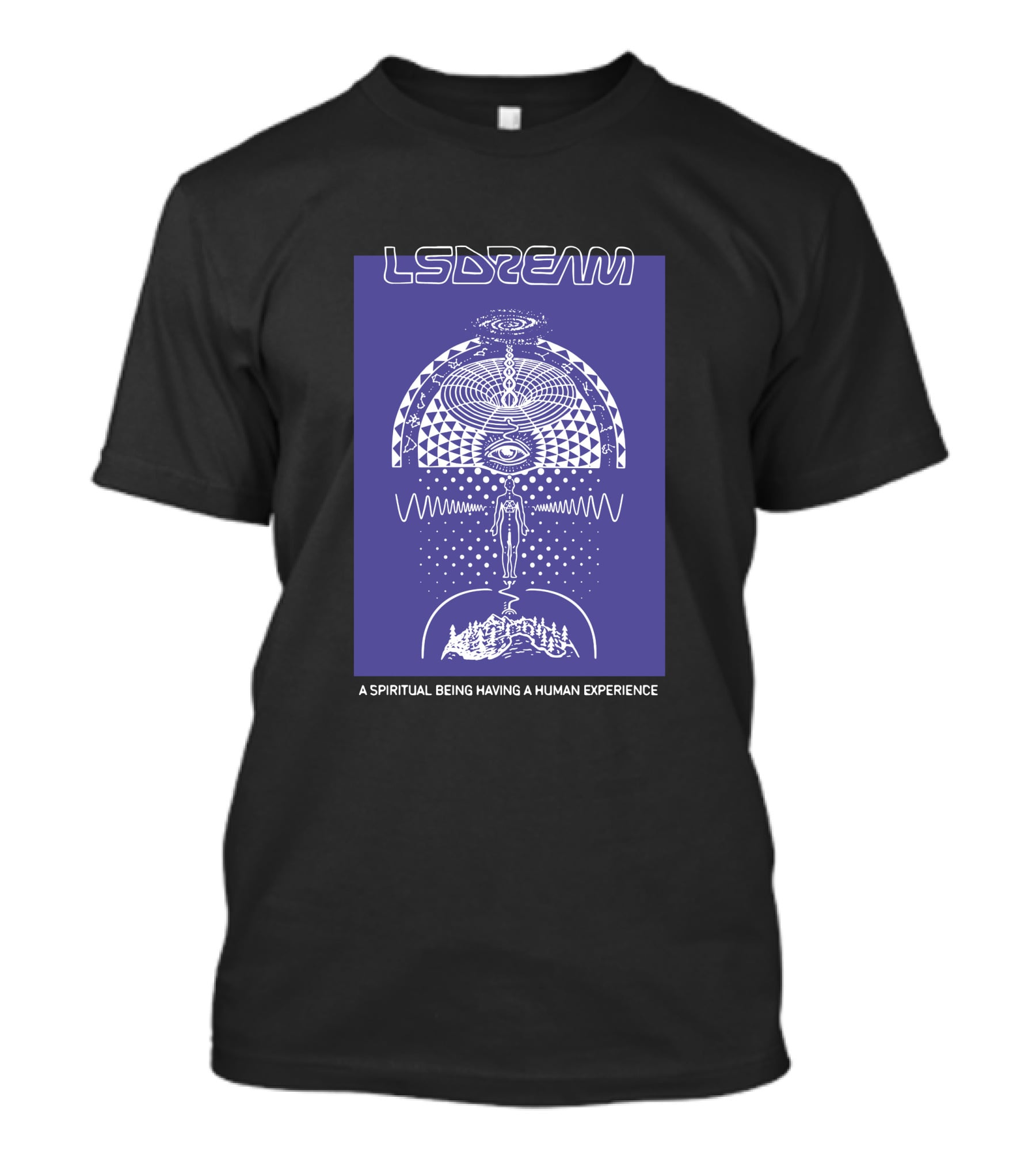 Lsdream A Spiritual Being Having A Human Experience Heartspace T-Shirt