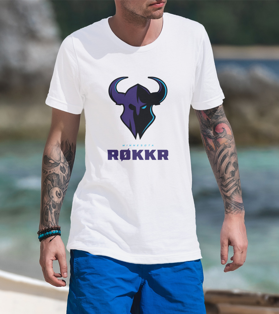 Minnesota Røkkr Logo Hoodie Merchandise T-Shirt