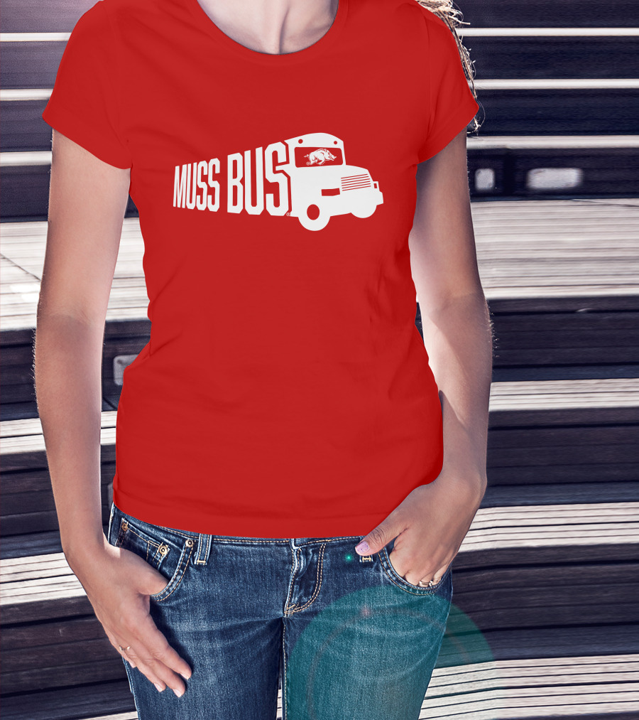 Muss Bus Eric Musselman Arkansas Razorbacks T-Shirt