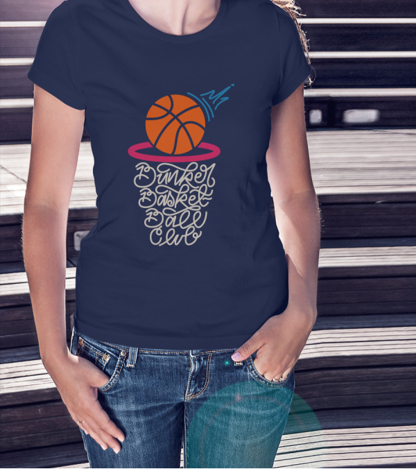 Bunker Branding Basketball Club Ball Net Script T-Shirt