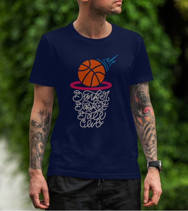 Bunker Branding Basketball Club Ball Net Script T-Shirt