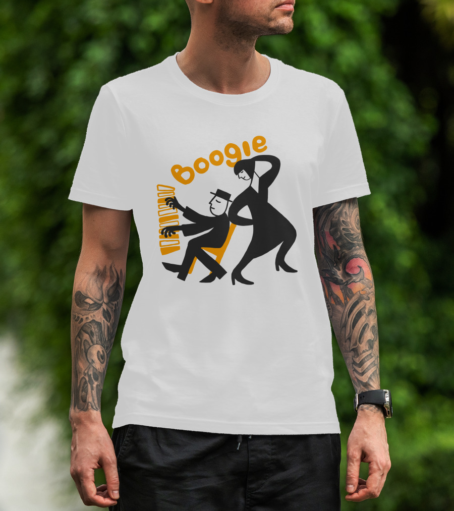Woogie Boogie Music Dance Energetic Movement T-Shirt