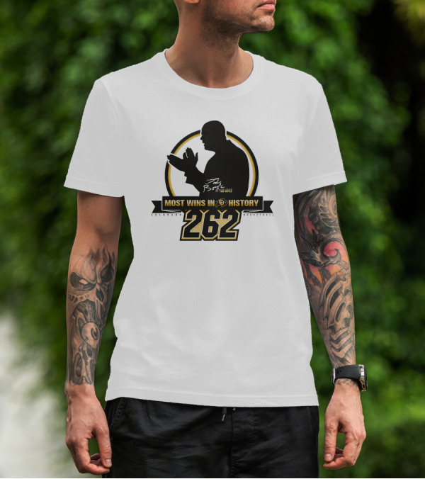 Tad Boyle Most Wins In Colorado Basketball History 262 T-Shirt