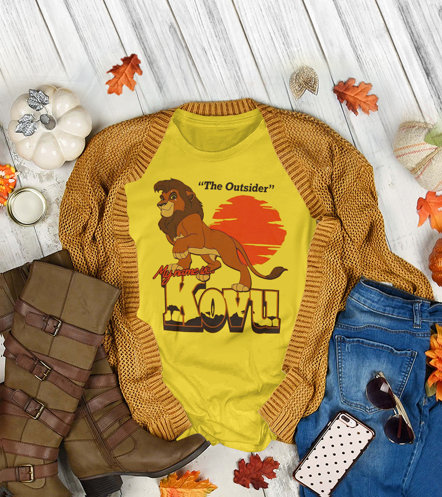 The Outsider My Name Is Kovu Lion King Character T-Shirt