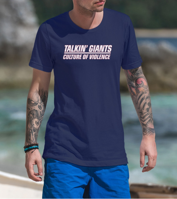 Jomboy Media Talkin' Giants Culture Of Violence T-Shirt