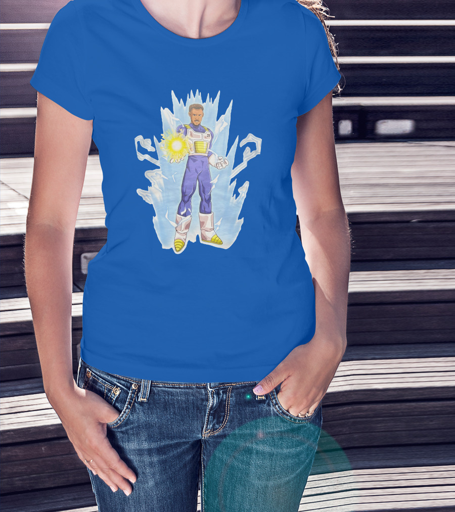 Josh Robbins Daniel Gafford Vegeta Super Saiyan Dragon Ball Z Power-Up T-Shirt