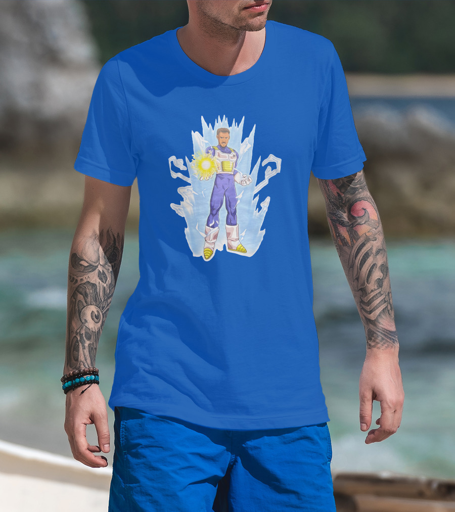 Josh Robbins Daniel Gafford Vegeta Super Saiyan Dragon Ball Z Power-Up T-Shirt