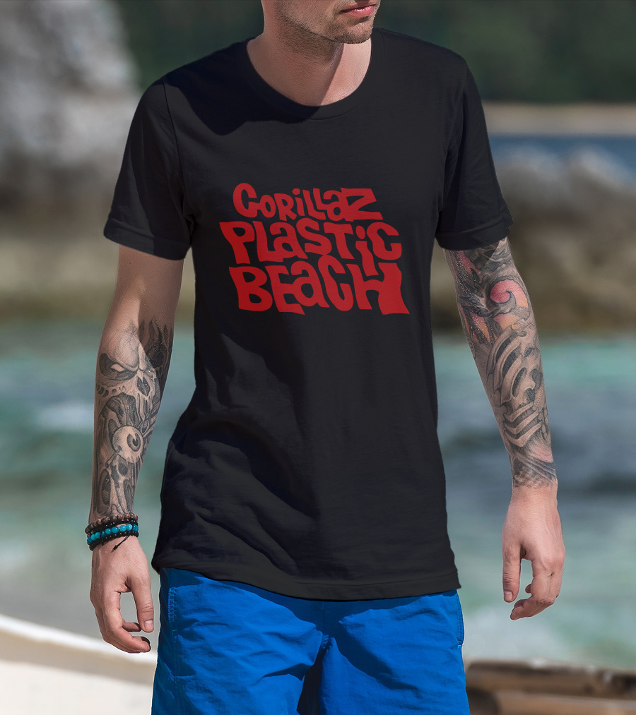 Gorillaz Plastic Beach T-Shirt