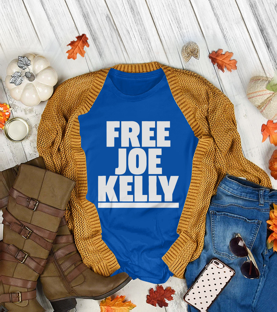 Free Joe Kelly Blue T-Shirt