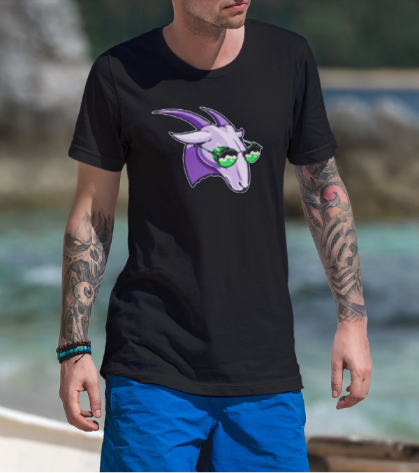 Gavin Magnus Merch Purple Goat Sunglasses T-Shirt