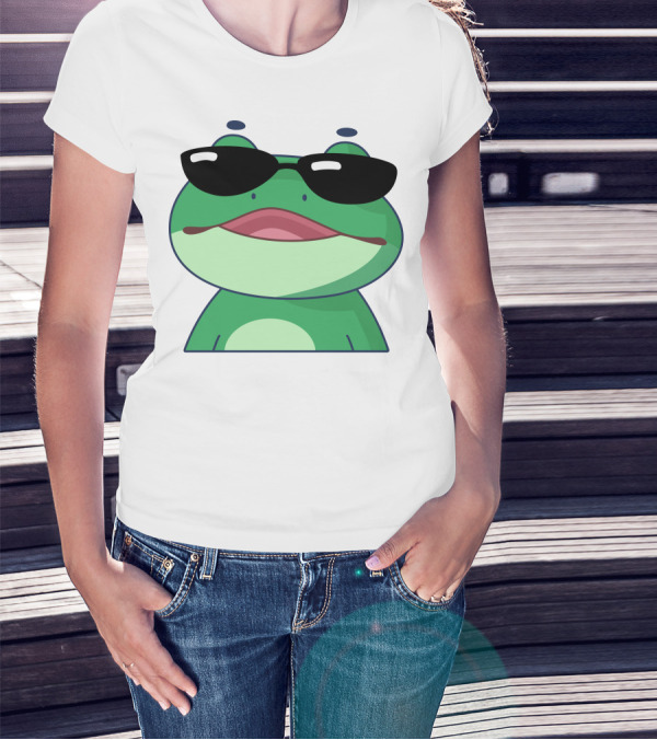 Boomerna Frog With Sunglasses T-Shirt