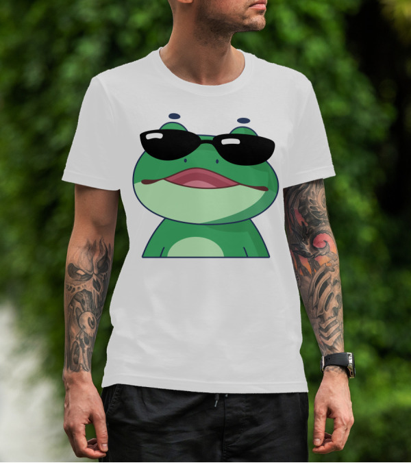 Boomerna Frog With Sunglasses T-Shirt