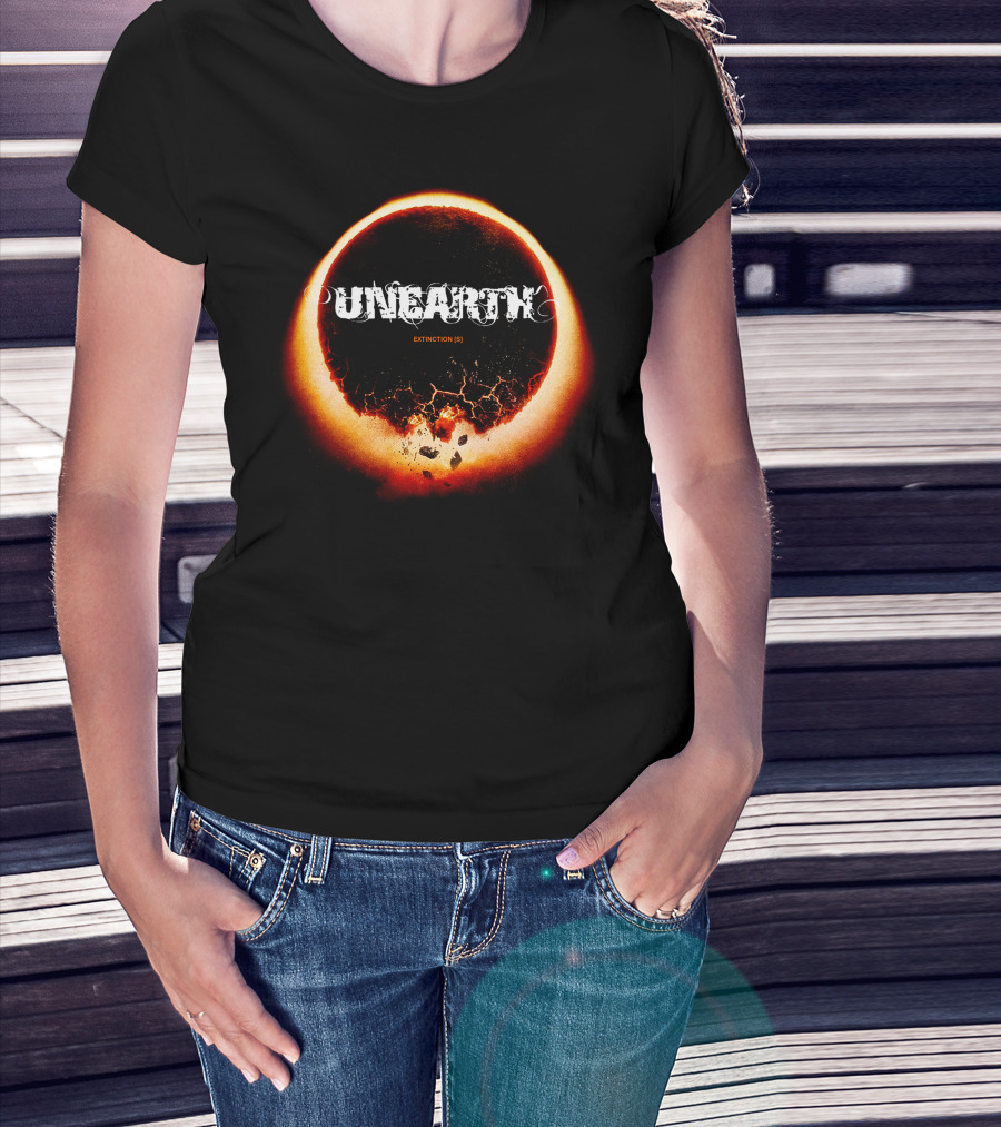 UNEARTH Extinction [9] Solar Eclipse Event T-Shirt