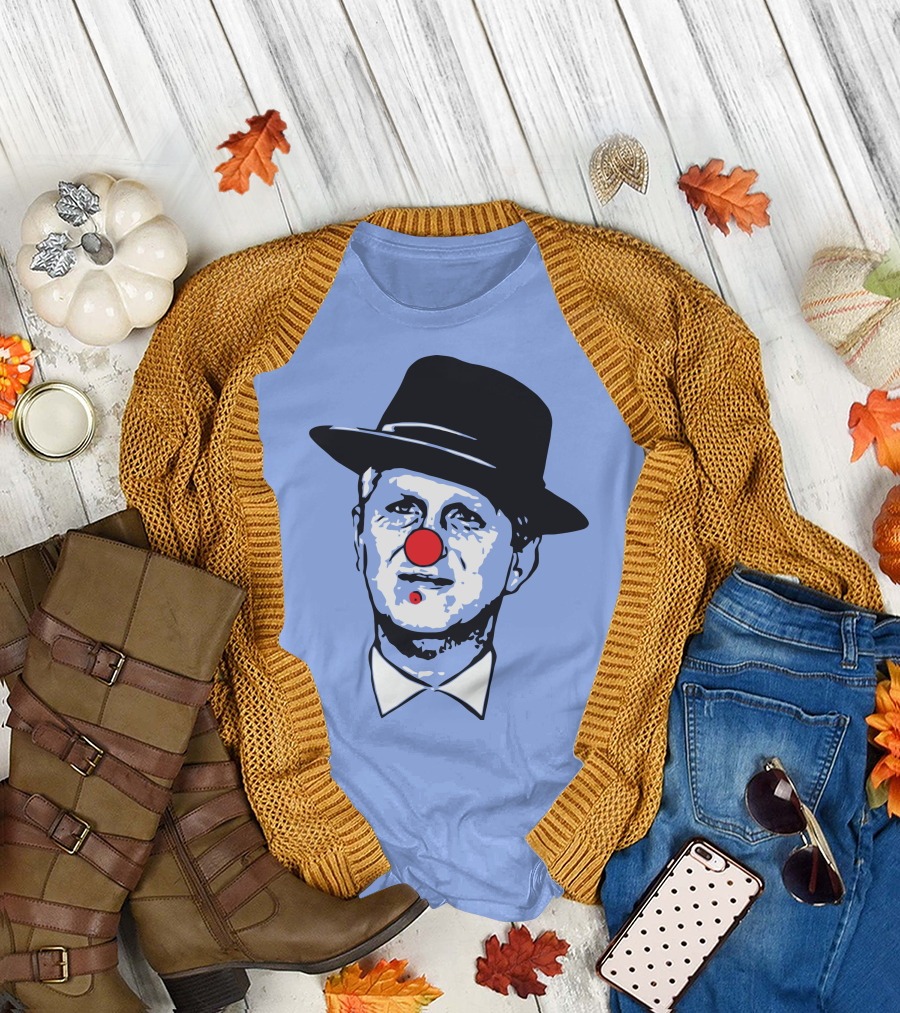 michael rapaport clown face with hat and red nose T-Shirt