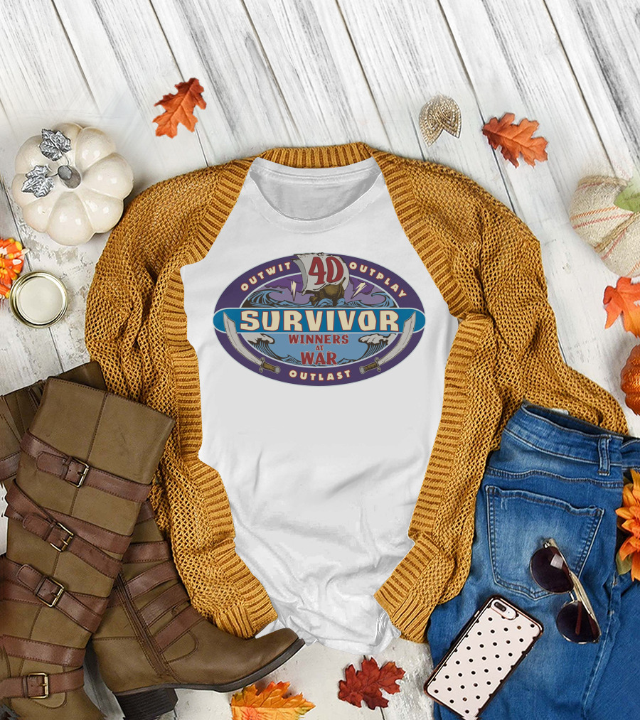 40th Survivor Winners at War Outwit Outplay Outlast T-Shirt