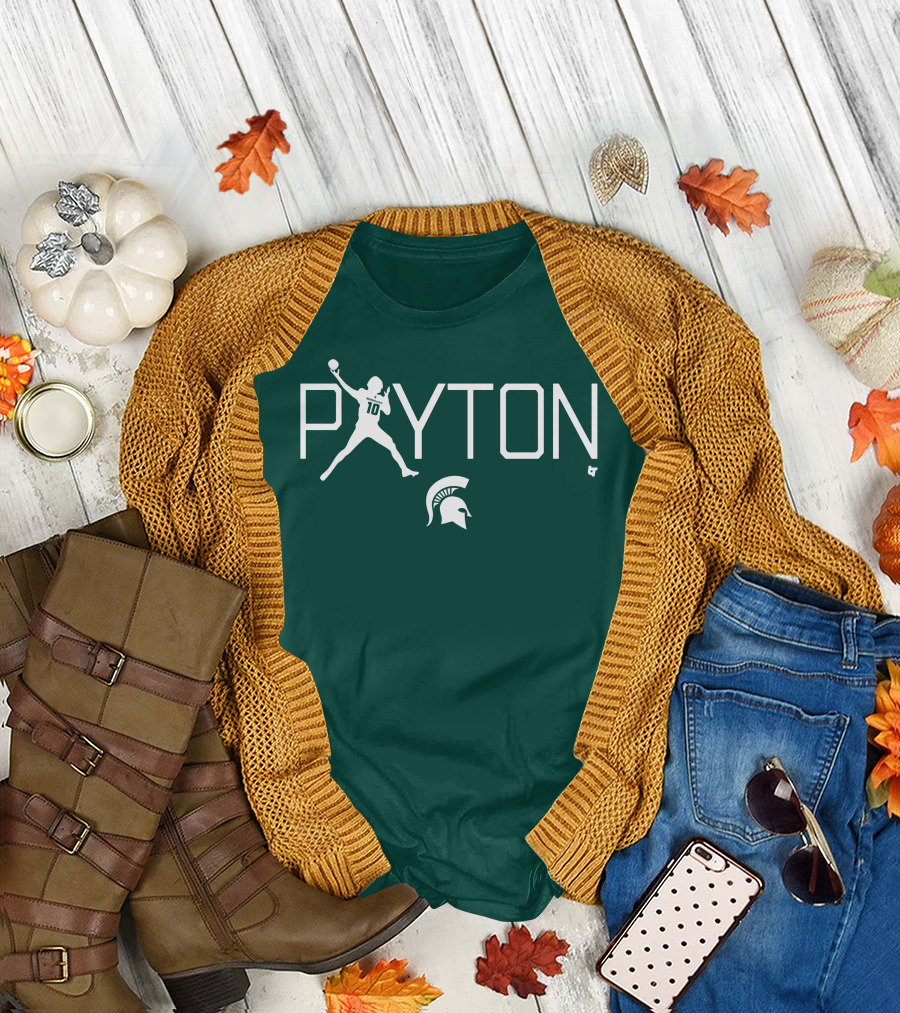 PAYTON 10 Spartan Football Quarterback T-Shirt