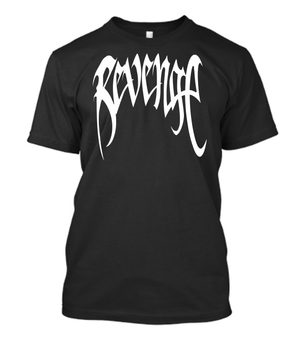 Revenge Collection Bold Gothic Text T-Shirt