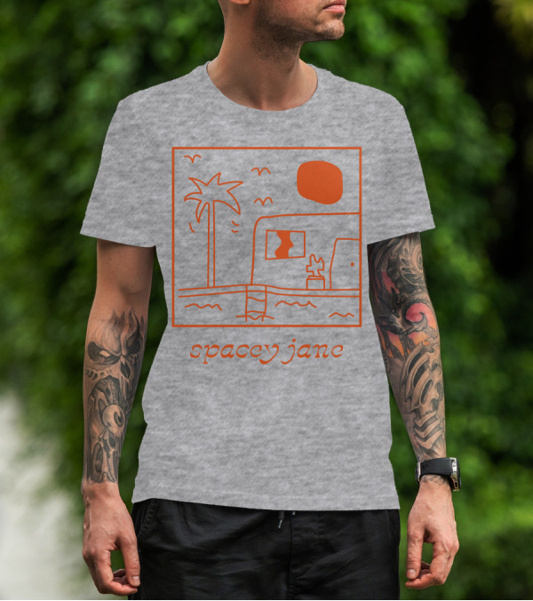 Spacey Jane Palm Tree And House T-Shirt