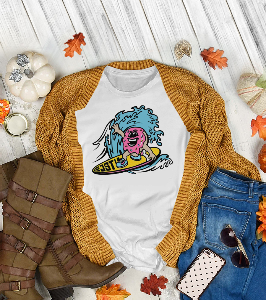 JSTU Surfing Donut Wave Adventure T-Shirt
