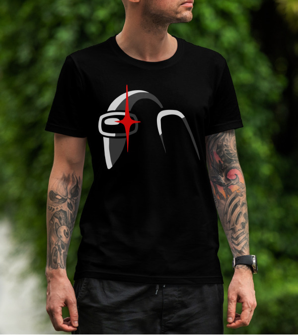 Among Us Crewmate With Red Star Eye T-Shirt