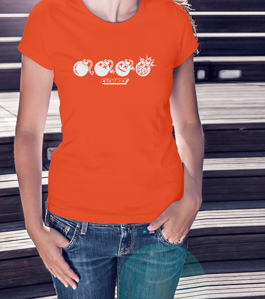 Cloakzy Bomb Icons Explosive Faces T-Shirt