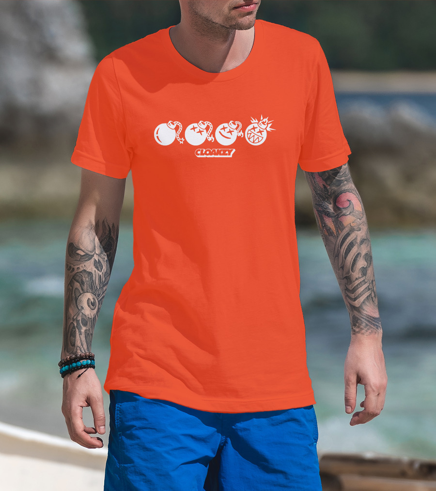Cloakzy Bomb Icons Explosive Faces T-Shirt