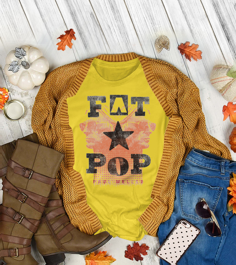 FAT POP Paul Weller Star T-Shirt