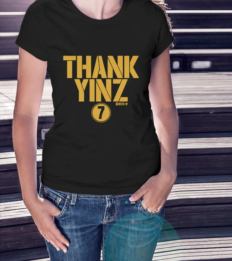 Ben Roethlisberger Thank Yinz 7 NFLPA T-Shirt