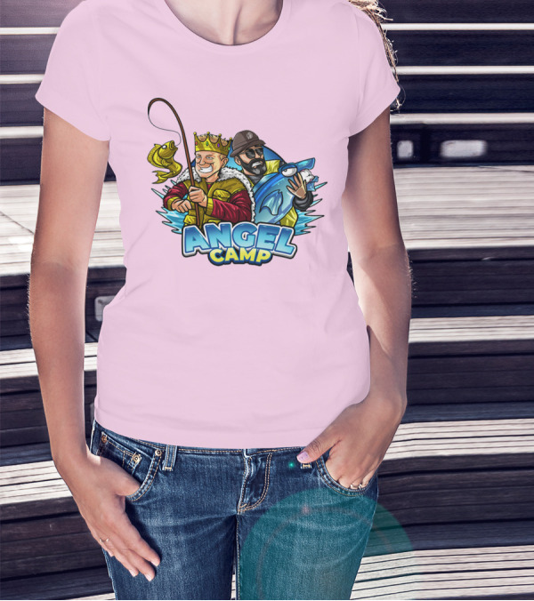 ANGEL CAMP FISHING KING AND BLUE SHARK T-Shirt
