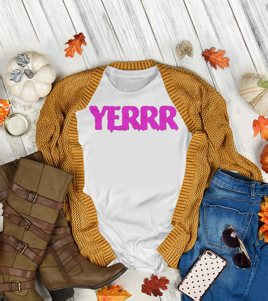 YERRR Gio And Eli Merch Text T-Shirt