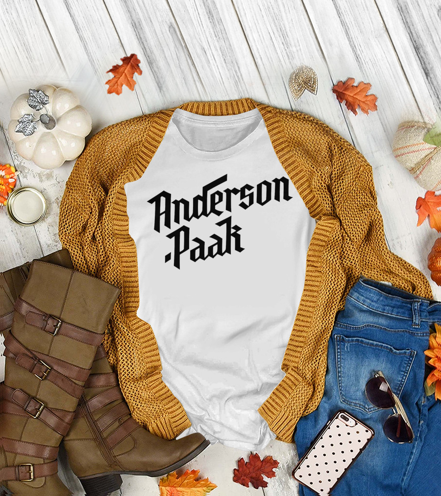 Anderson .Paak Vintage Typography T-Shirt