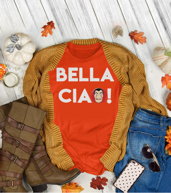 BELLA CIAO Money Heist Mask T-Shirt