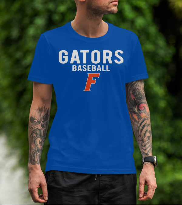 Florida Gators Baseball F Logo Blue T-Shirt