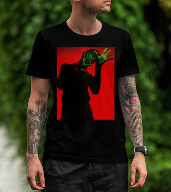 Don Toliver Red And Green Artistic Pose Merchandise T-Shirt