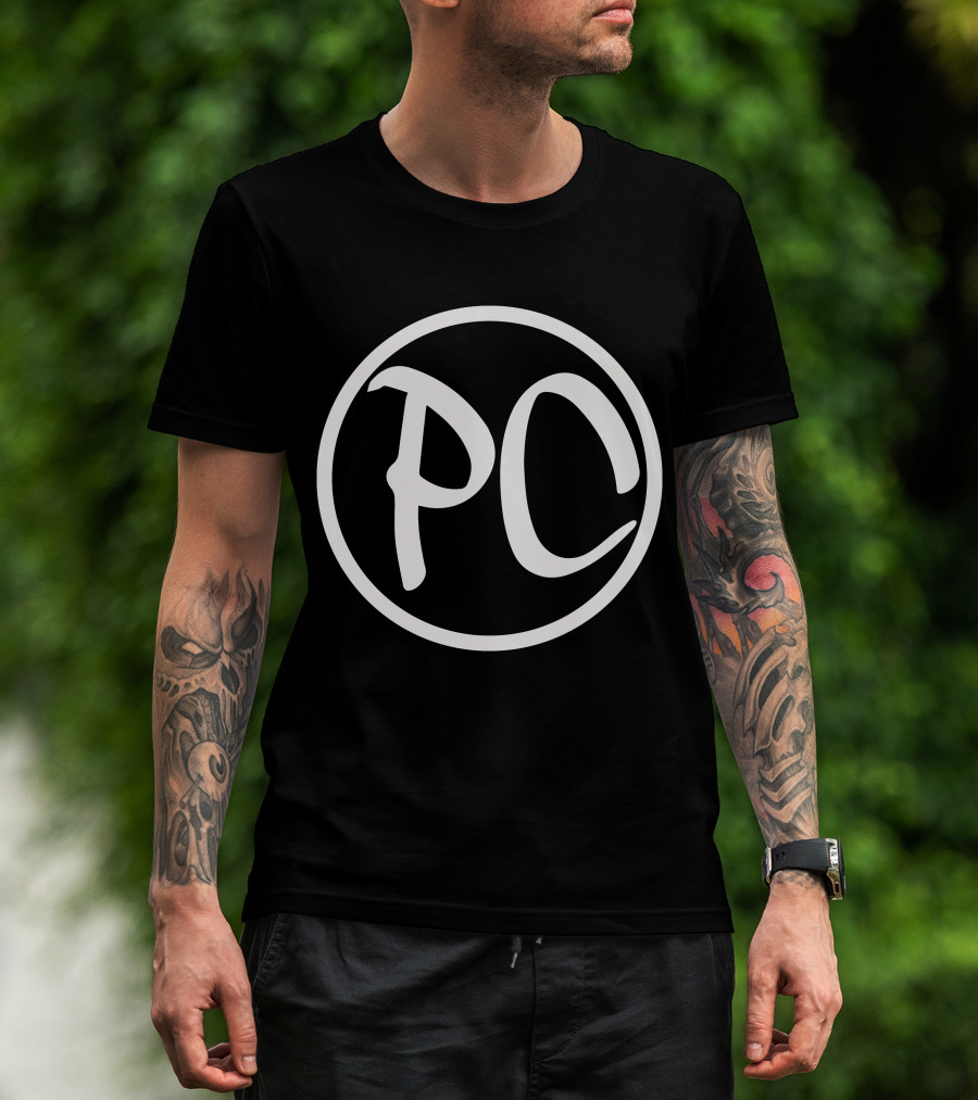 PC Paul Cuffaro Merch Circle T-Shirt