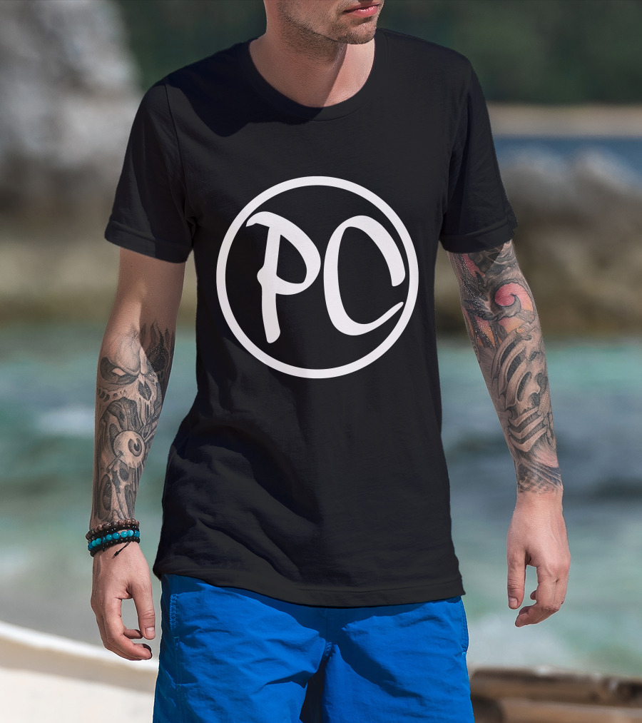 PC Paul Cuffaro Merch Circle T-Shirt