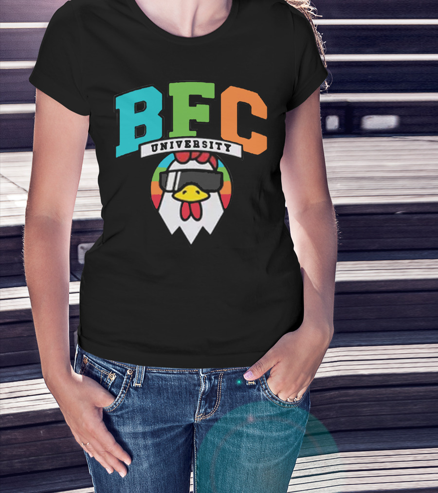 BFC University Chicken Headphones Kyr Sp33dy Merch T-Shirt