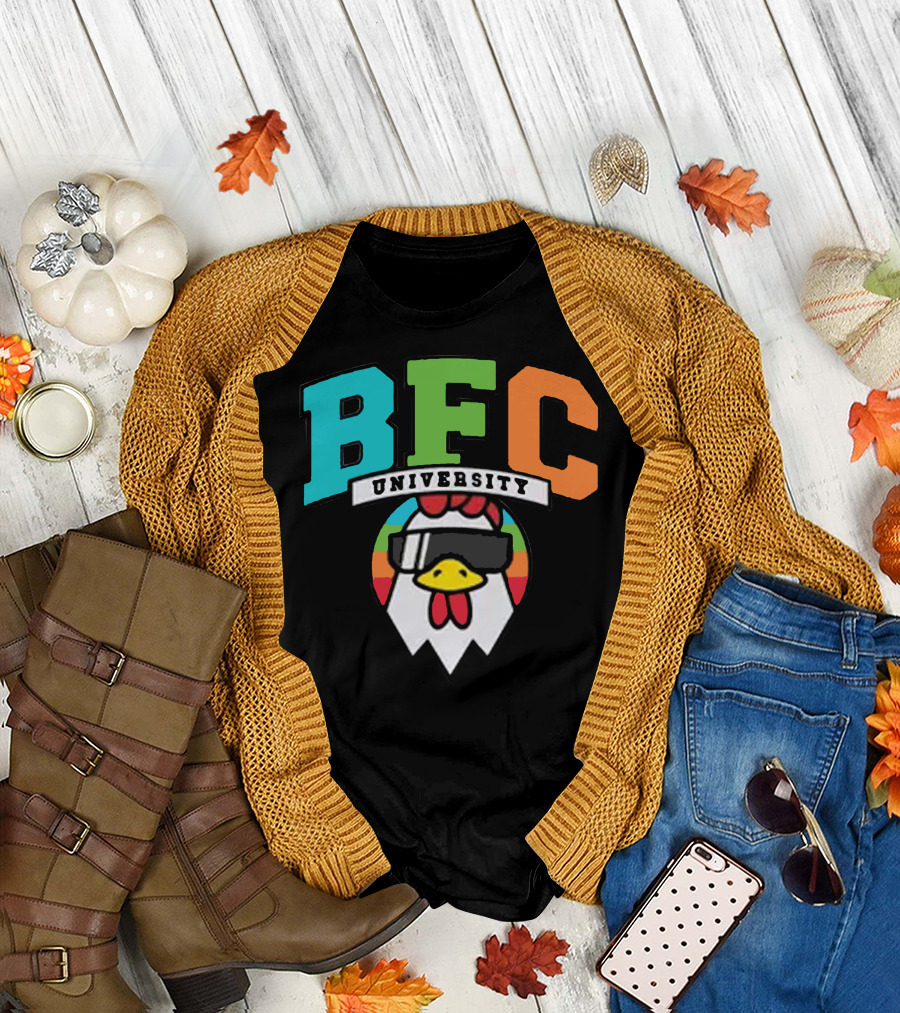 BFC University Chicken Headphones Kyr Sp33dy Merch T-Shirt